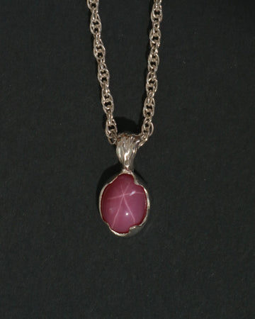 Star ruby necklace ＃02